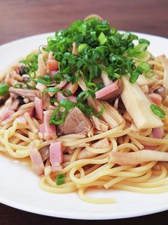 【レンジで!】きのこの和風パスタ-レシピのメイン写真