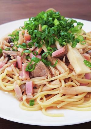 【レンジで!】きのこの和風パスタ-レシピのメイン写真