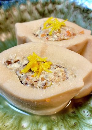 茅乃舎だし　射込み高野豆腐の煮物★絶品-レシピのメイン写真