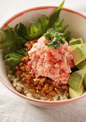 甘辛コチュジャンだれの納豆ネギトロ丼-レシピのメイン写真