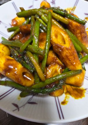 ちくわとアスパラのカレー粉炒め-レシピのメイン写真