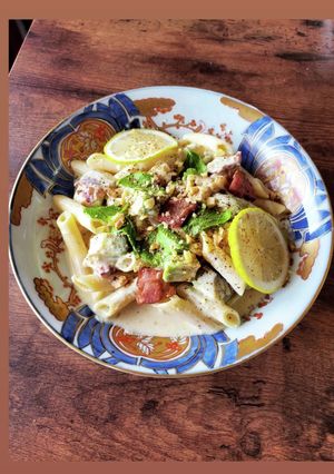 ブルーチーズのレモンクリームパスタ-レシピのメイン写真