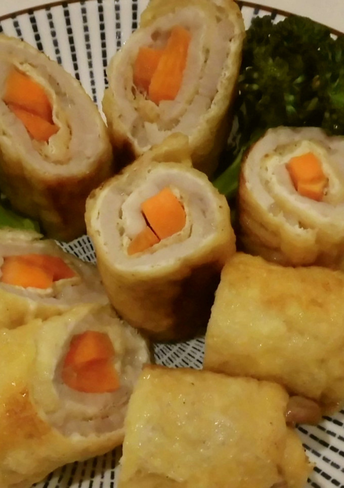 油揚げの豚肉くるくる巻き-レシピのメイン写真