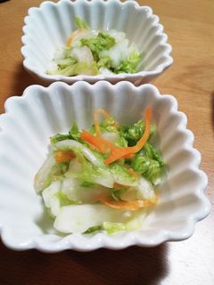 白菜の柚子浅漬け-レシピのメイン写真