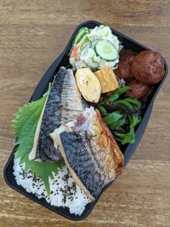 サバの塩焼き男子弁当♪-レシピのメイン写真