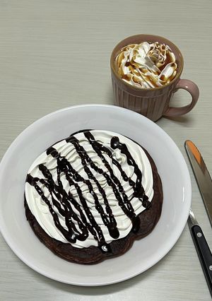 子供が大好きチョコパンケーキ-レシピのメイン写真