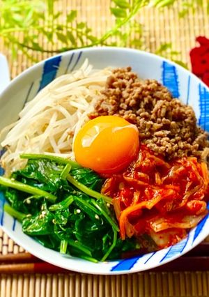 焼肉のタレで簡単☆時短ビビンバ-レシピのメイン写真