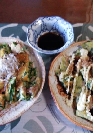 自己流　シラスorお好み焼き風和風チヂミ-レシピのメイン写真