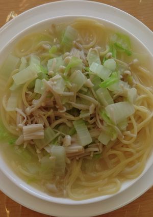 かんたんスープパスタ-レシピのメイン写真