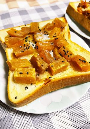 ハニー干しいもトースト♫-レシピのメイン写真