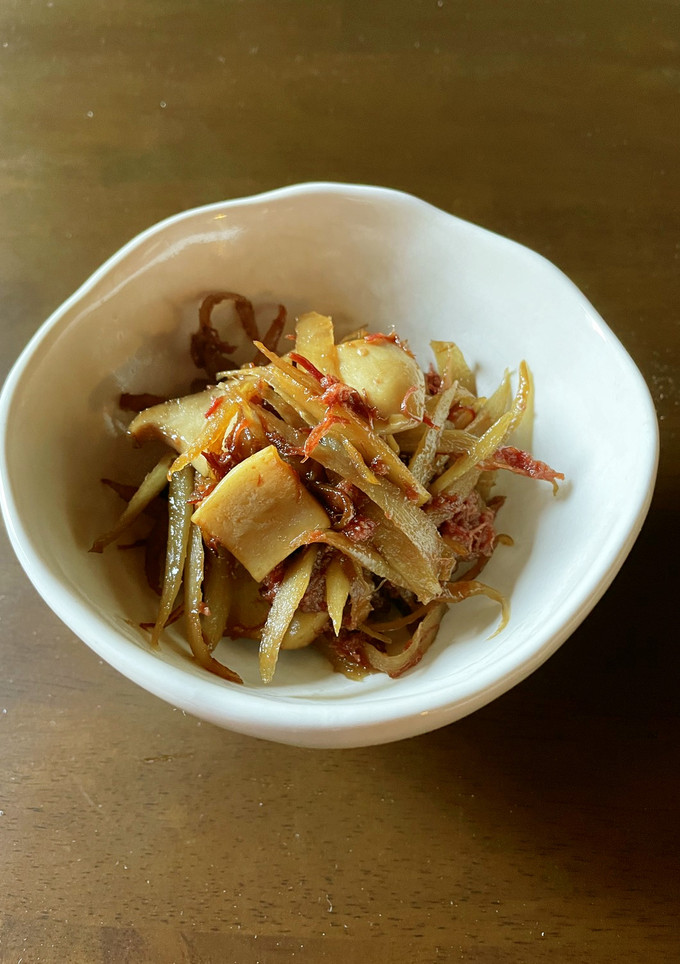 ごぼうとエリンギとコンビーフの炒め煮-レシピのメイン写真