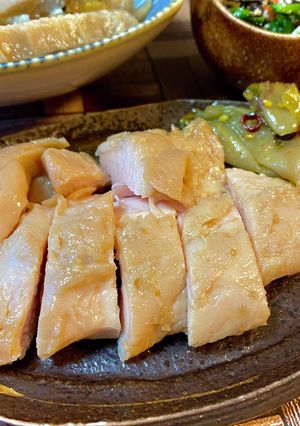 鶏胸肉サラダチキン★和風生姜味 低温調理-レシピのメイン写真