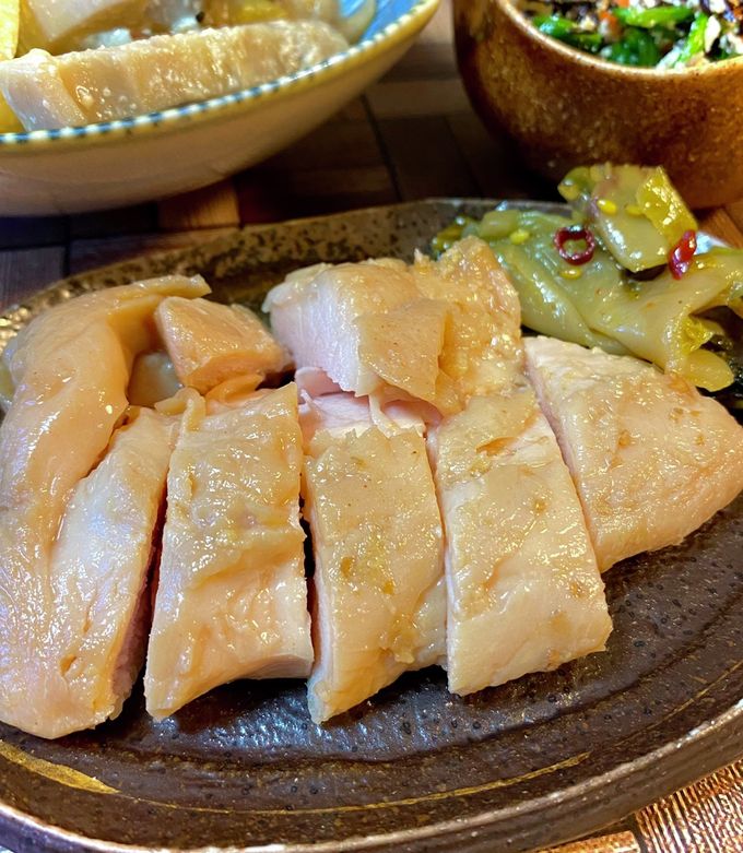 鶏胸肉サラダチキン☆和風生姜味 低温調理 by やっちゃん☆6757