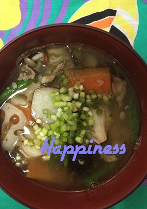 胡麻油香る具沢山豚汁-レシピのメイン写真