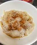 レンジで結びしらたきのおつまみ