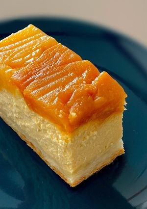 タタン風りんごのチーズケーキ-レシピのメイン写真