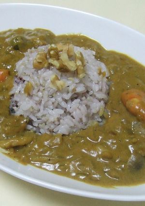海老としめじのヘルシーカレー-レシピのメイン写真