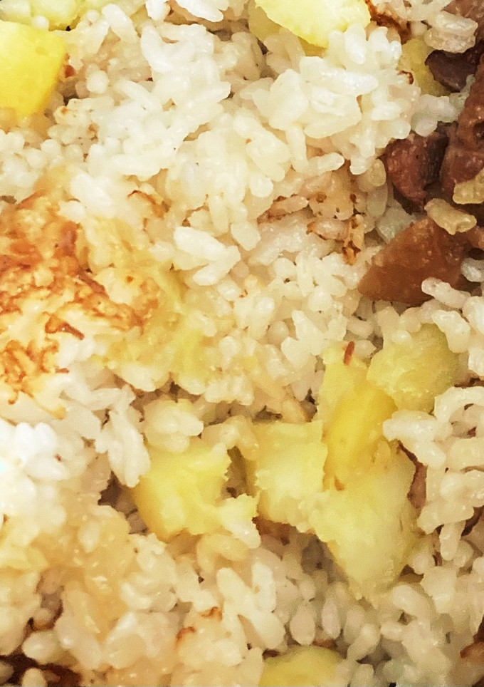 さつま芋ととり缶の混ぜご飯-レシピのメイン写真