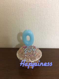 マフィンでBirthday cake-レシピのメイン写真