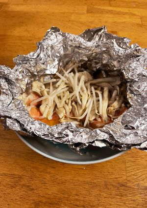 洗い物や材料費が少ない 鮭のホイル蒸し-レシピのメイン写真