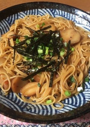スパゲティ・芋の煮っころがし-レシピのメイン写真