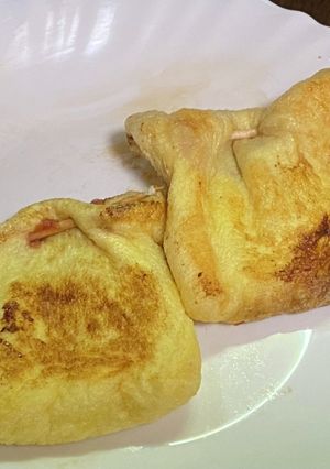 チーズのきんちゃく焼き・梅肉プラス-レシピのメイン写真
