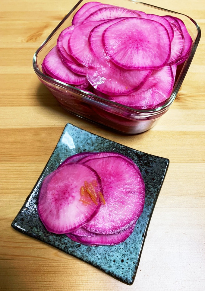 大根の甘酢漬け（千枚漬け風）-レシピのメイン写真