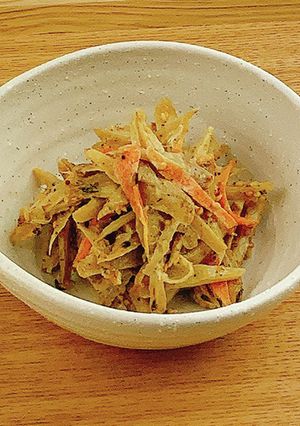 簡単！　だし香るごぼうサラダ-レシピのメイン写真