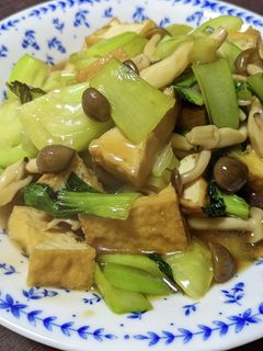 チンゲン菜と厚揚げのあんかけ煮-レシピのメイン写真