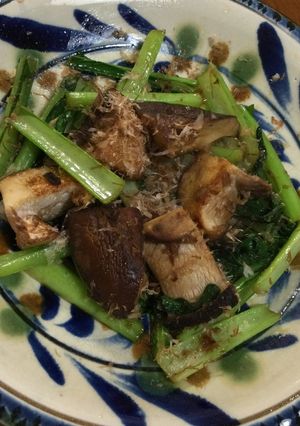⭐︎小松菜と椎茸のにんにく醤油焼-レシピのメイン写真