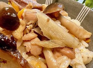 炊き込みご飯【鶏肉＊ゴボウ＊きのこ入り】-レシピのメイン写真