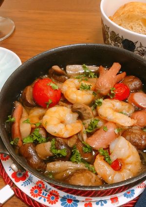 子供も食べられるきのこいっぱいアヒージョ-レシピのメイン写真