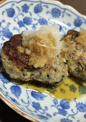 簡単✨和風　ひじき入り豆腐ハンバーグ　-レシピのメイン写真