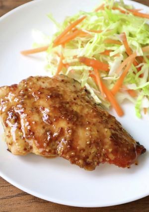黄金比で旨いっ！鮭のマヨ粒マスタード焼き-レシピのメイン写真
