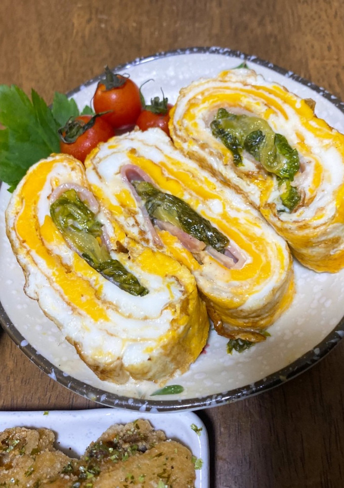 目玉焼き巻き-レシピのメイン写真