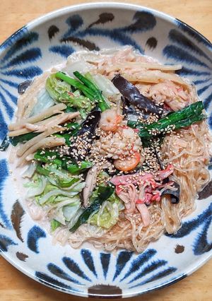 冷凍シーフードミックスと春雨のクリーム煮-レシピのメイン写真