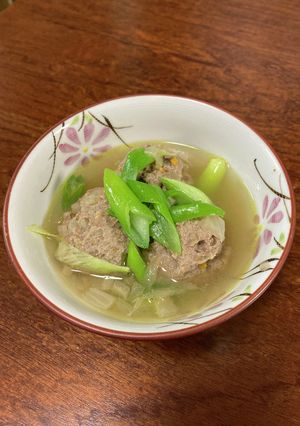 みかんの皮入り肉だんごスープ-レシピのメイン写真