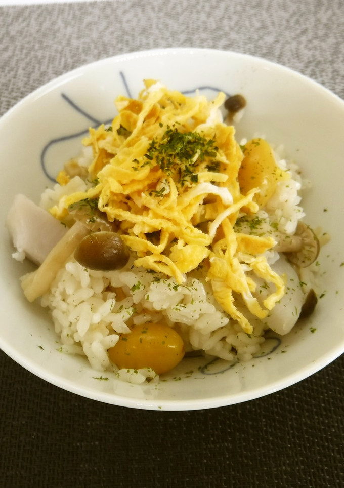 里芋としめじの炊き込みご飯-レシピのメイン写真