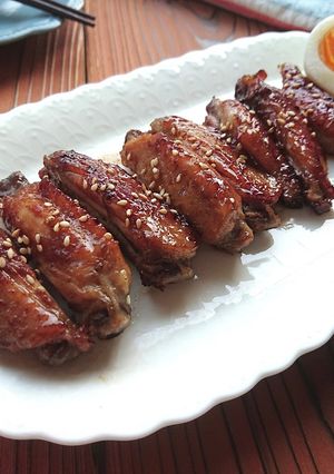 下味冷凍手羽中の甘酢焼き（店の味）-レシピのメイン写真