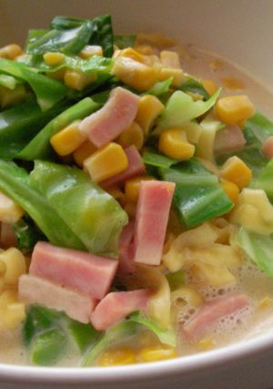 ラーメンパスタ★カルボナーラ味-レシピのメイン写真
