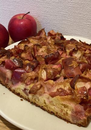 HM使用。焼きりんごのケーキ-レシピのメイン写真