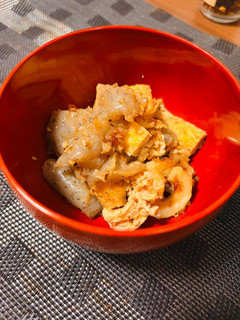 たたきこんにゃくの甘辛炒め煮-レシピのメイン写真