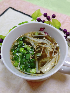 ヘルシーなもずくスープ♬ダイエットの方に-レシピのメイン写真