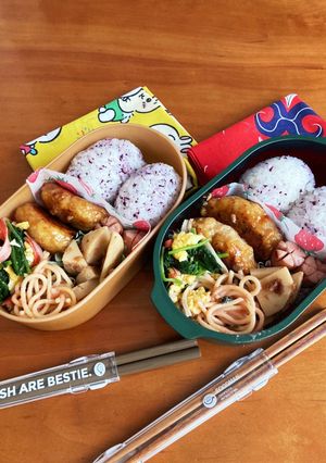 【覚書】20221107中高生お弁当-レシピのメイン写真