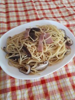 しいたけの和風パスタ-レシピのメイン写真