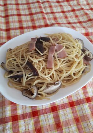 しいたけの和風パスタ-レシピのメイン写真