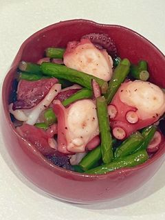 ★簡単一品★タコとにんにくの芽の炒め物-レシピのメイン写真