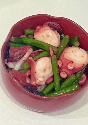 ★簡単一品★タコとにんにくの芽の炒め物-レシピのメイン写真