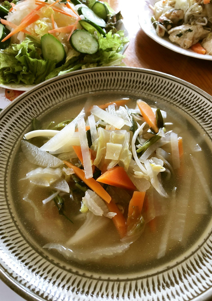 季節の野菜和風スープ-レシピのメイン写真