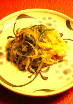 豚肉と青パパイヤの炒め物・ワンパン調理-レシピのメイン写真